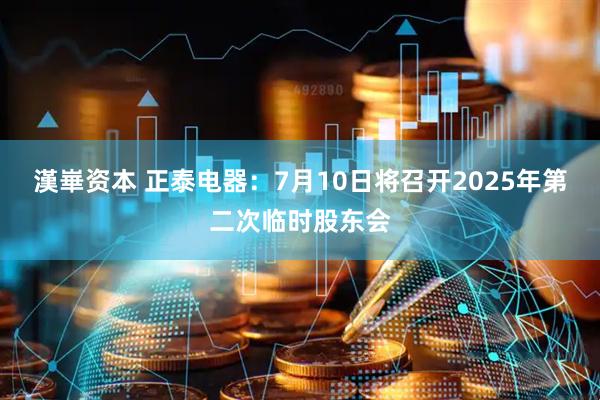 漢崋资本 正泰电器：7月10日将召开2025年第二次临时股东会
