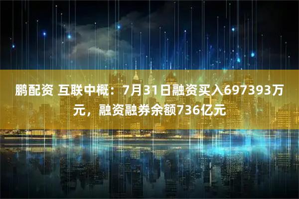 鹏配资 互联中概:7月31日融资买入697393万元,融资融券余额736亿元